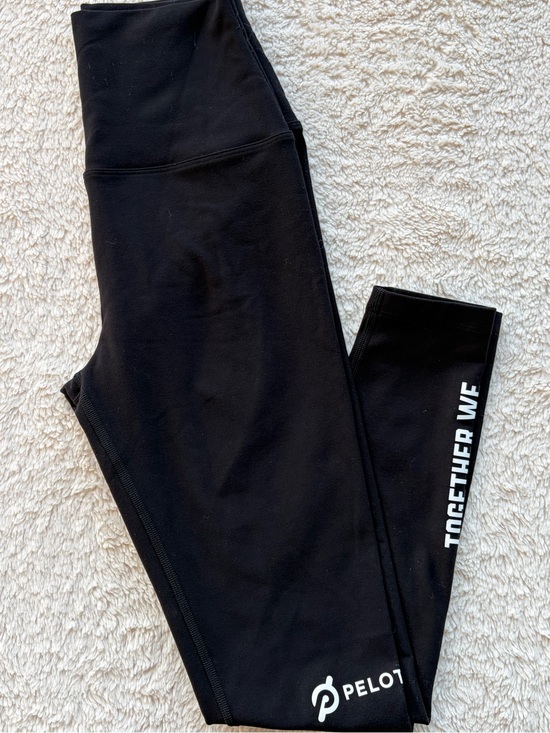Peloton Pants - Peloton Black Kids Athletic Leggings with White Logo